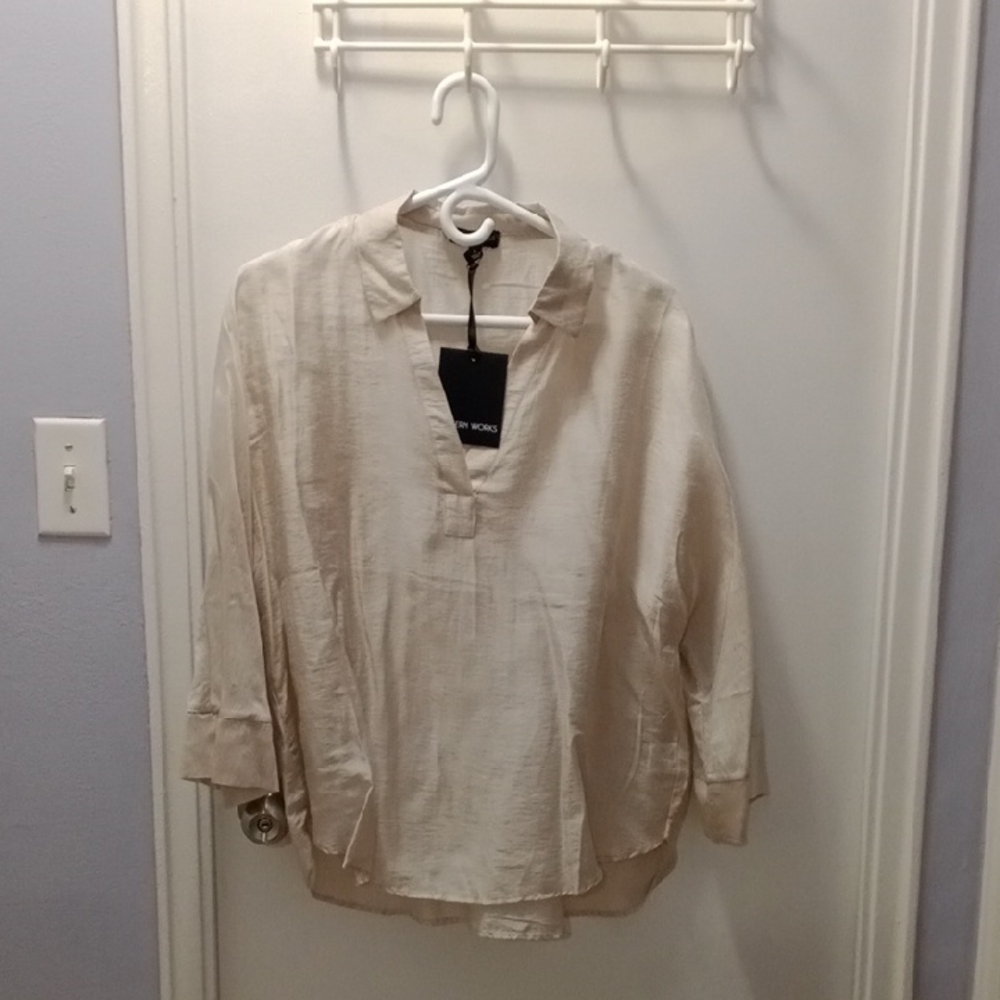 Women's Cream Blouse